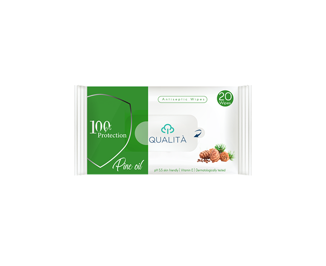 Qualita antiseptic wipes Pine oil 20 pc