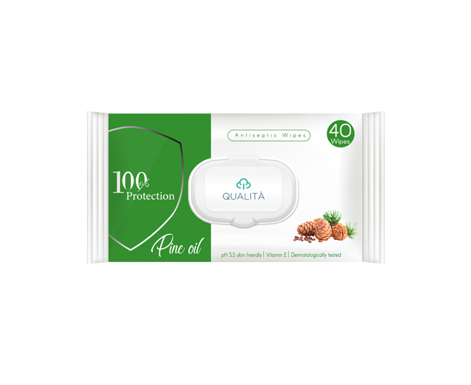 Qualita antiseptic wipes Pine oil 40 pc