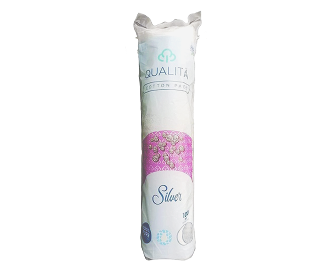 Qualita cotton pads Silver 100 pcs