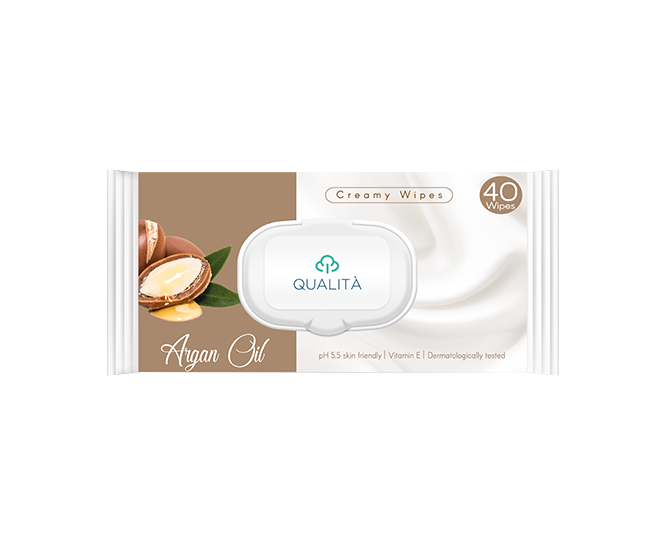 Qualita wet wipes Argan oil 40 pcs