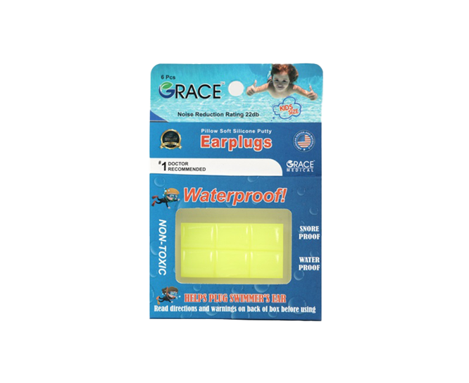 Grace Flexible earplugs for children, 6 pieces