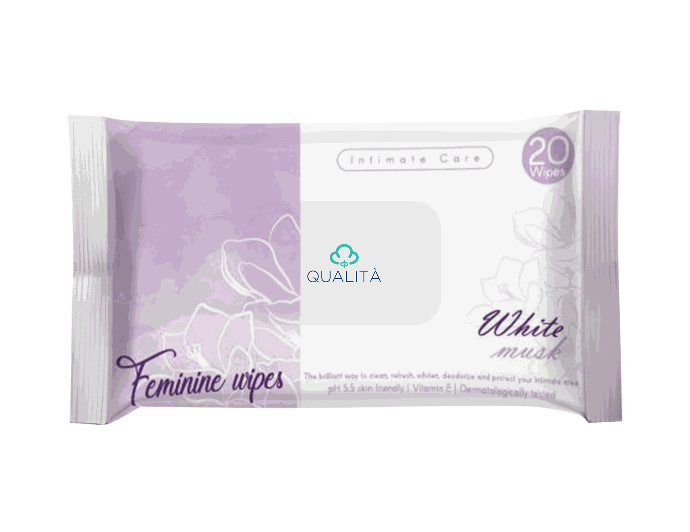 Qualita Feminine wet wipes