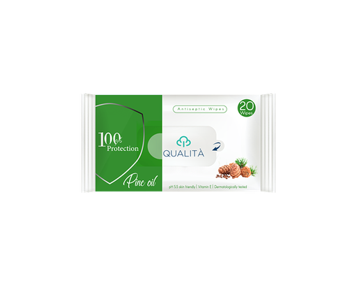 [QU-0005] Qualita antiseptic wipes Pine oil 20 pc