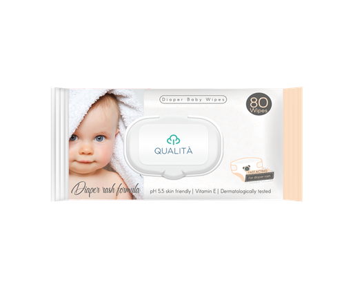 [QU-0008] Qualita baby wipes Zinc 80 pcs